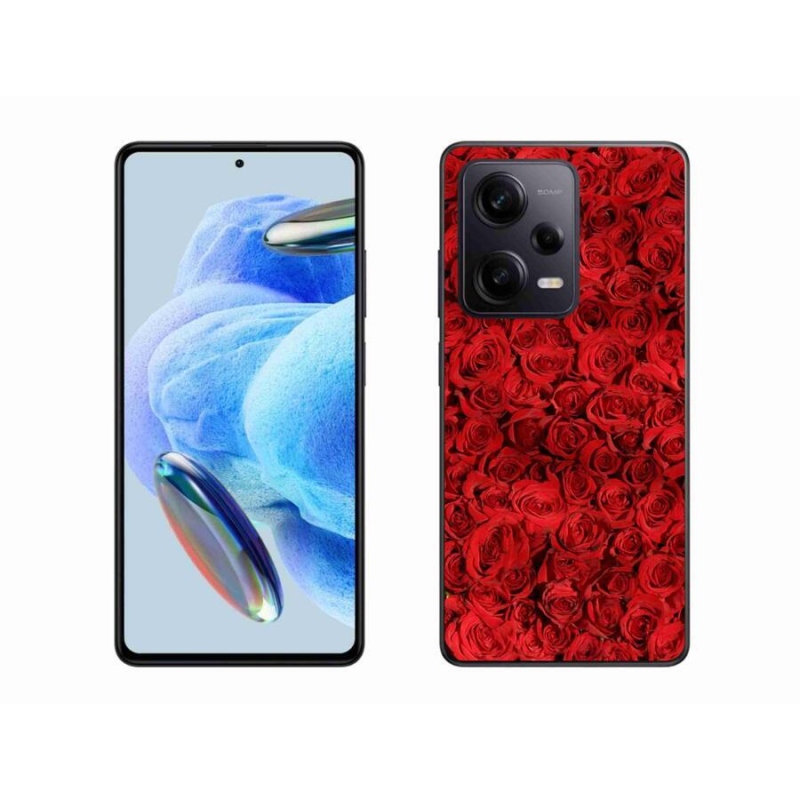 Gelový kryt mmCase na Xiaomi Redmi Note 12 Pro+ 5G - růže