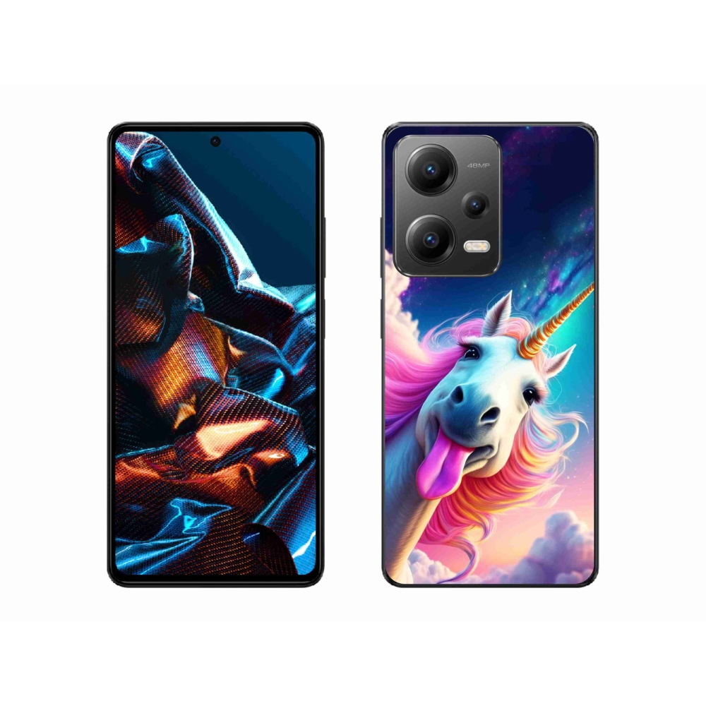 Gelový kryt mmCase na Xiaomi Redmi Note 12 Pro 5G - šílený jednorožec