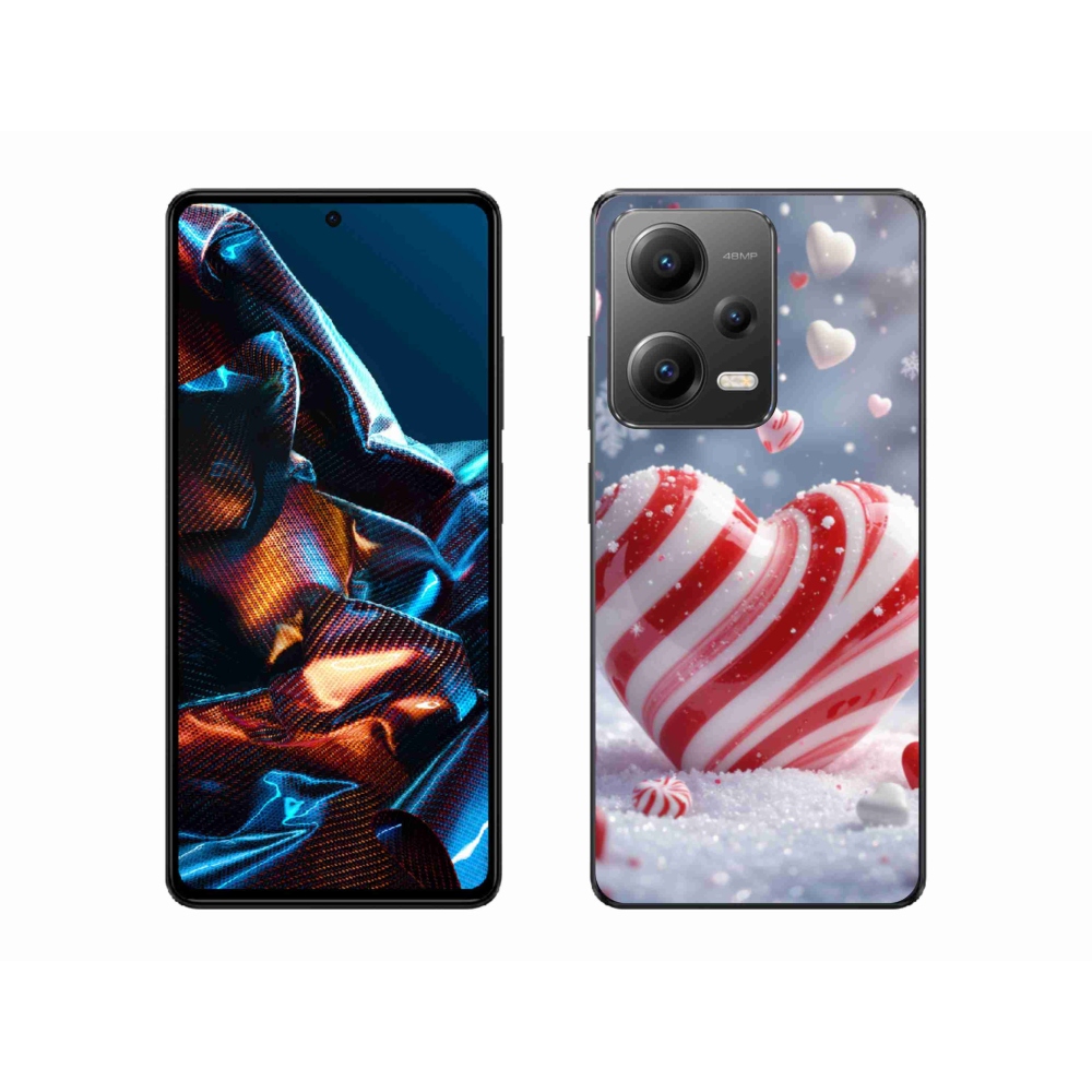 Gelový kryt mmCase na Xiaomi Redmi Note 12 Pro 5G - sladké srdce