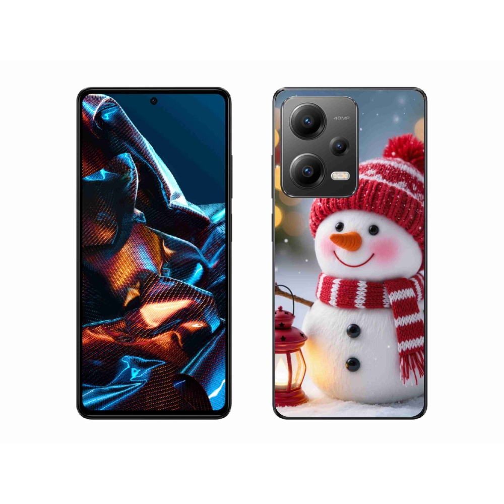 Gelový kryt mmCase na Xiaomi Redmi Note 12 Pro 5G - sněhulák 2