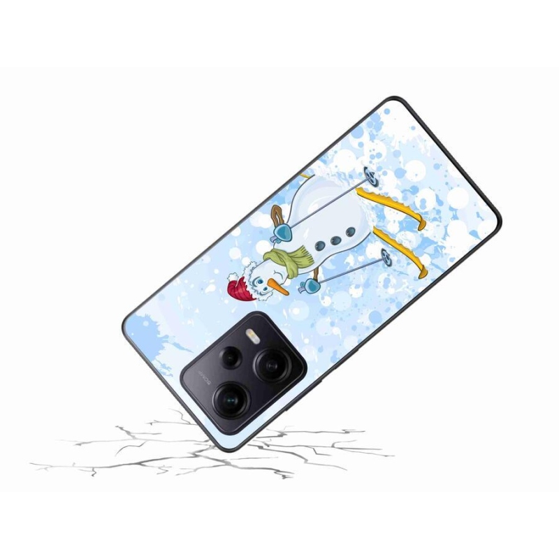 Gelový kryt mmCase na Xiaomi Redmi Note 12 Pro+ 5G - sněhulák