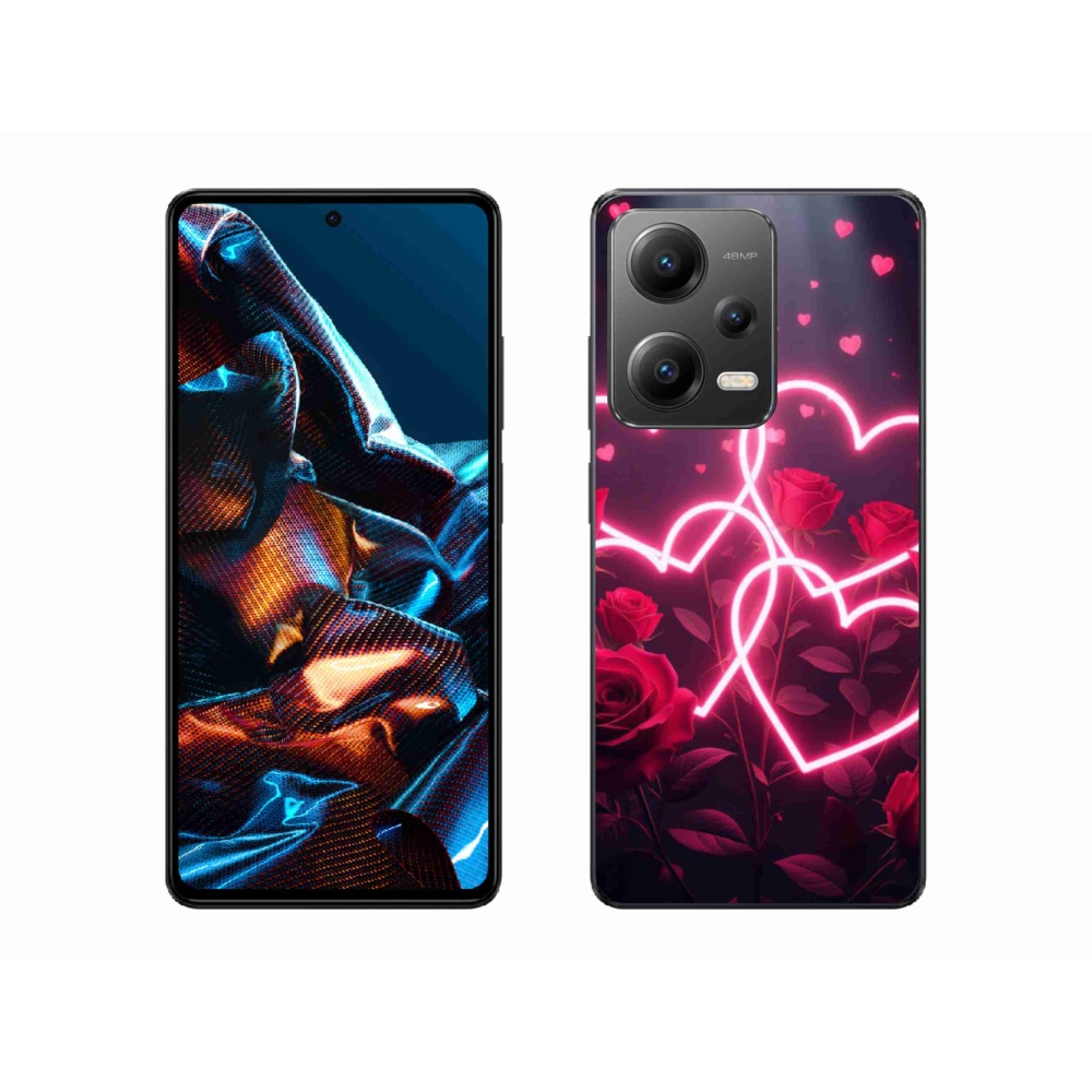 Gelový kryt mmCase na Xiaomi Redmi Note 12 Pro 5G - srdce lásky