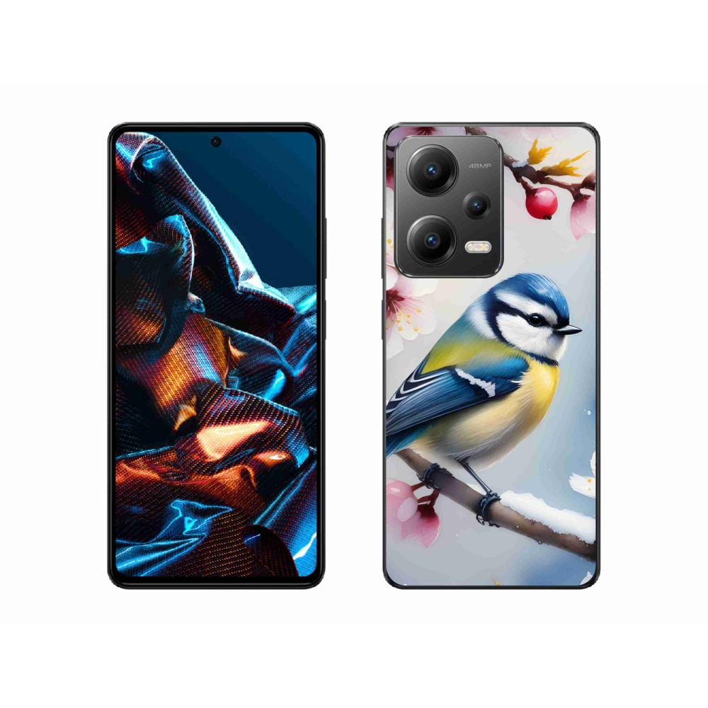 Gelový kryt mmCase na Xiaomi Redmi Note 12 Pro 5G - sýkorka