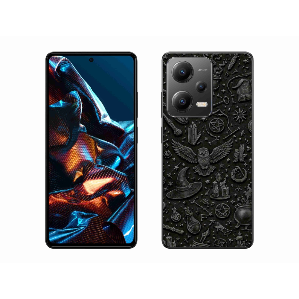 Gelový kryt mmCase na Xiaomi Redmi Note 12 Pro 5G - tmavý magický svět