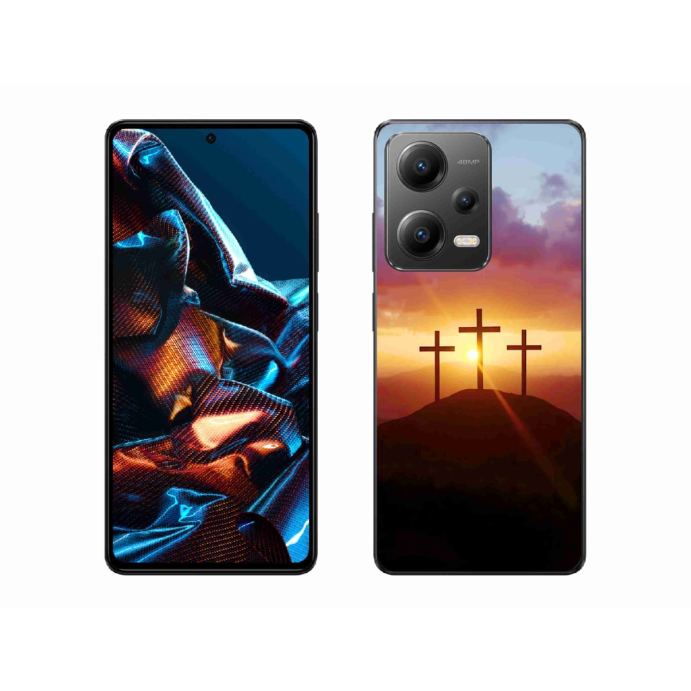 Gelový kryt mmCase na Xiaomi Redmi Note 12 Pro 5G - tři kříže