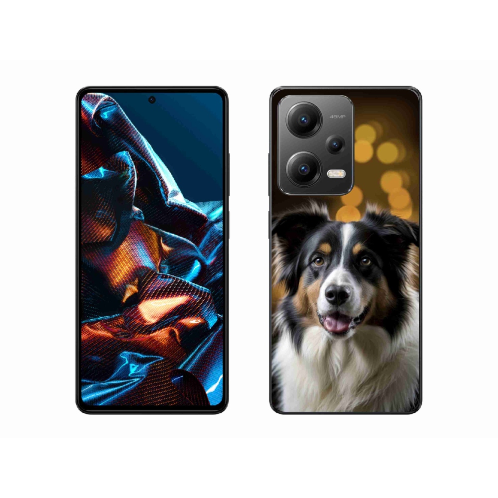 Gelový kryt mmCase na Xiaomi Redmi Note 12 Pro 5G - usměvavý australský ovčák