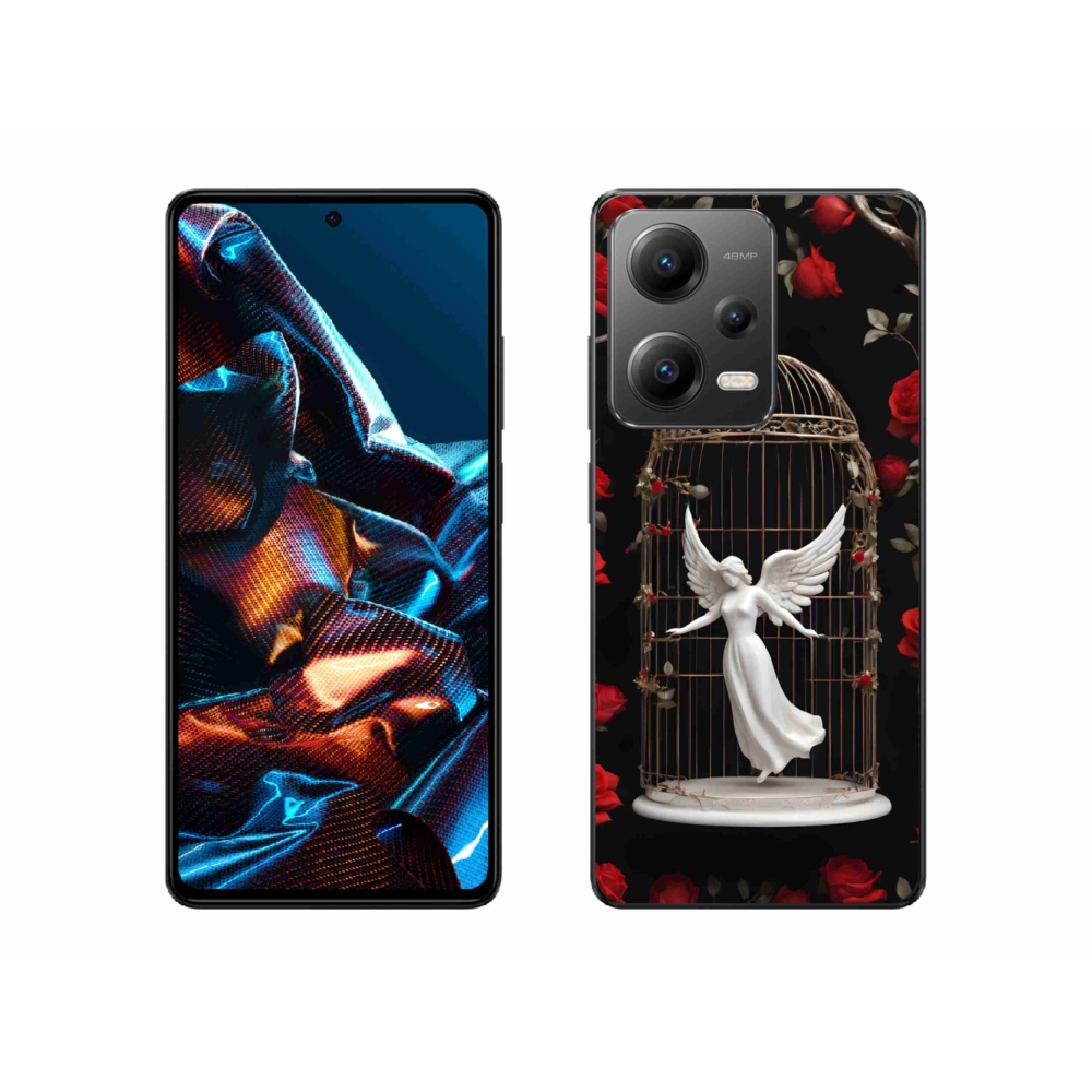 Gelový kryt mmCase na Xiaomi Redmi Note 12 Pro 5G - uvězněný anděl