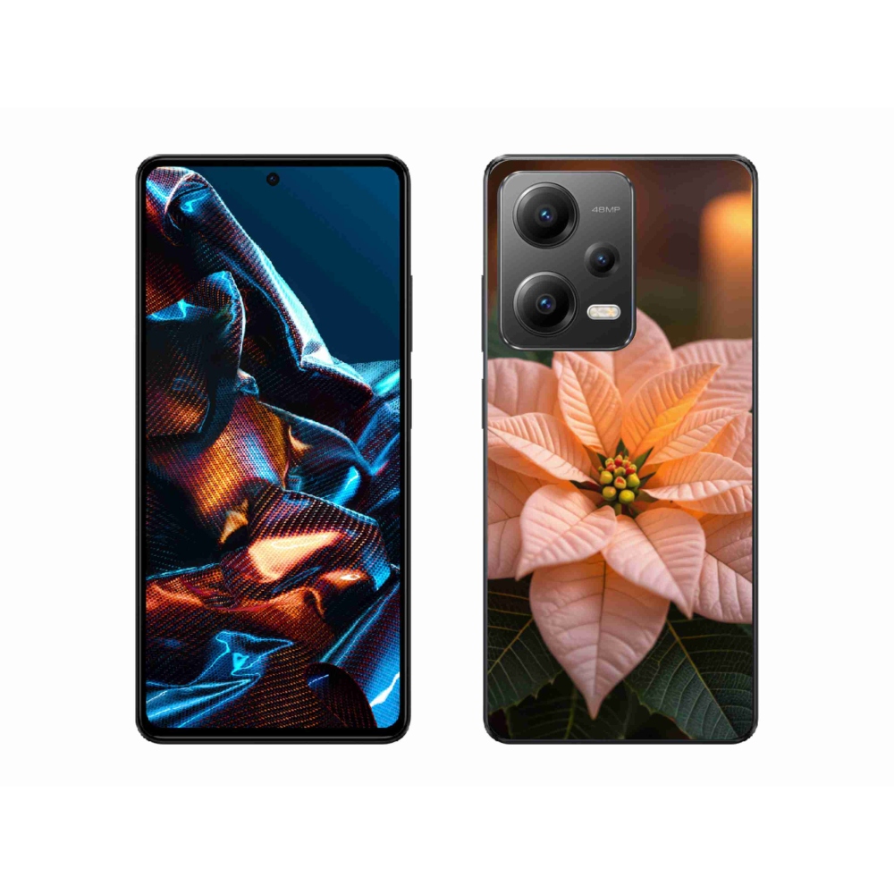 Gelový kryt mmCase na Xiaomi Redmi Note 12 Pro 5G - vánoční hvězda