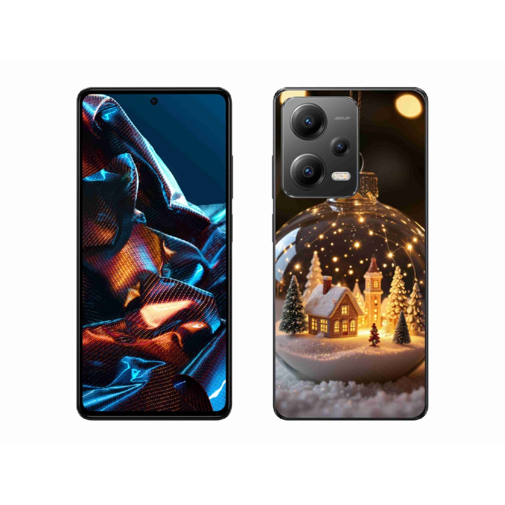 Gelový kryt mmCase na Xiaomi Redmi Note 12 Pro 5G - vánoční koule 3