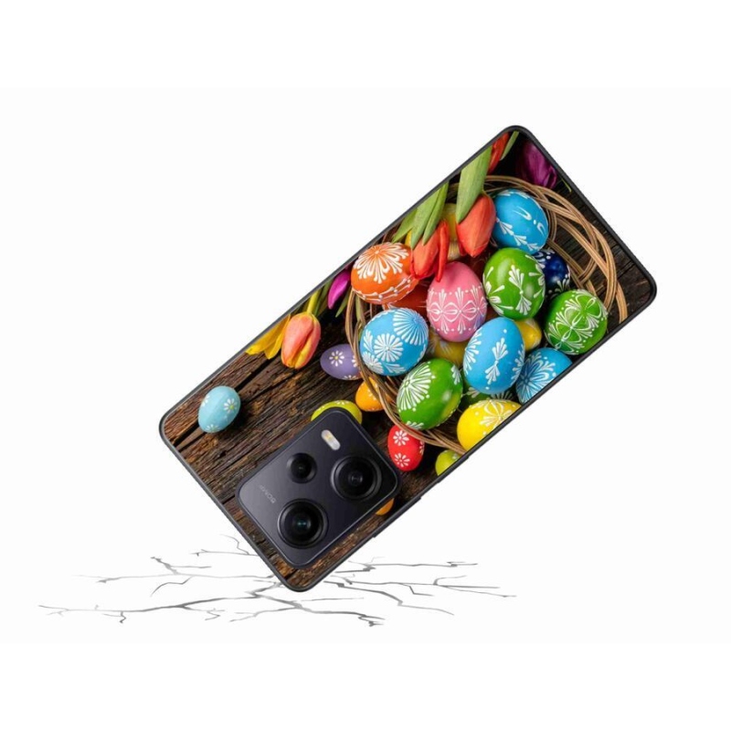Gelový kryt mmCase na Xiaomi Redmi Note 12 Pro+ 5G - velikonoční vajíčka
