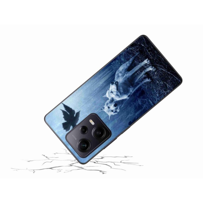 Gelový kryt mmCase na Xiaomi Redmi Note 12 Pro+ 5G - vlci v lese