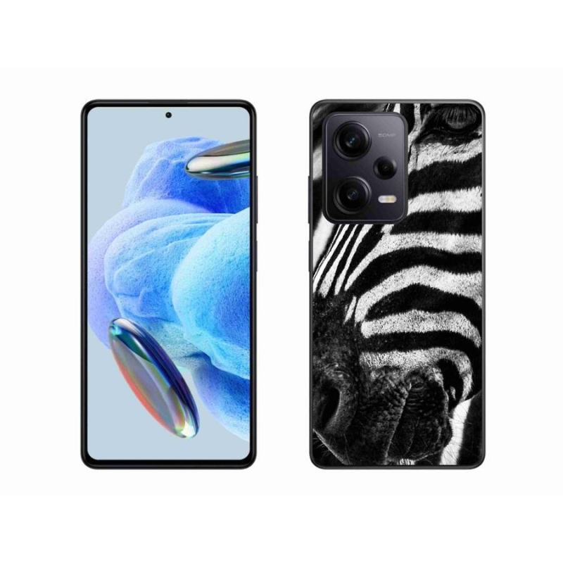 Gelový kryt mmCase na Xiaomi Redmi Note 12 Pro+ 5G - zebra