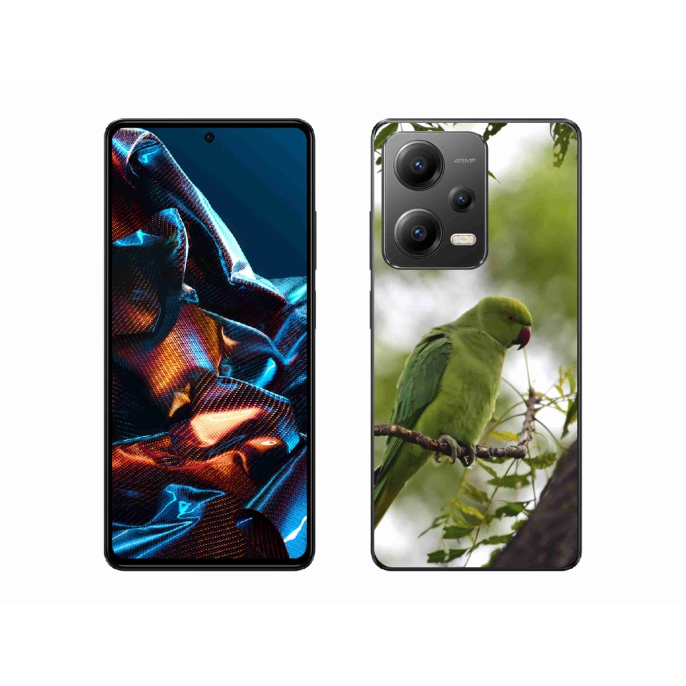 Gelový kryt mmCase na Xiaomi Redmi Note 12 Pro 5G - zelený papoušek