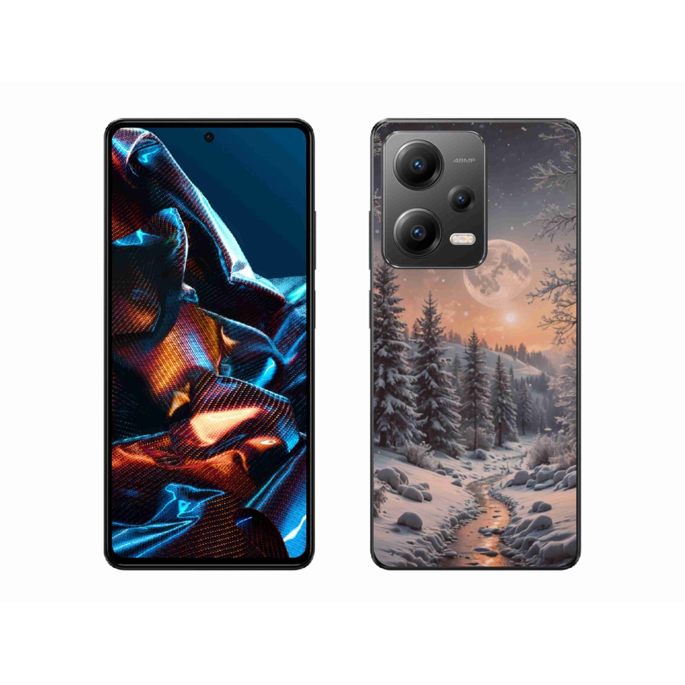 Gelový kryt mmCase na Xiaomi Redmi Note 12 Pro 5G - zimní krajina 2