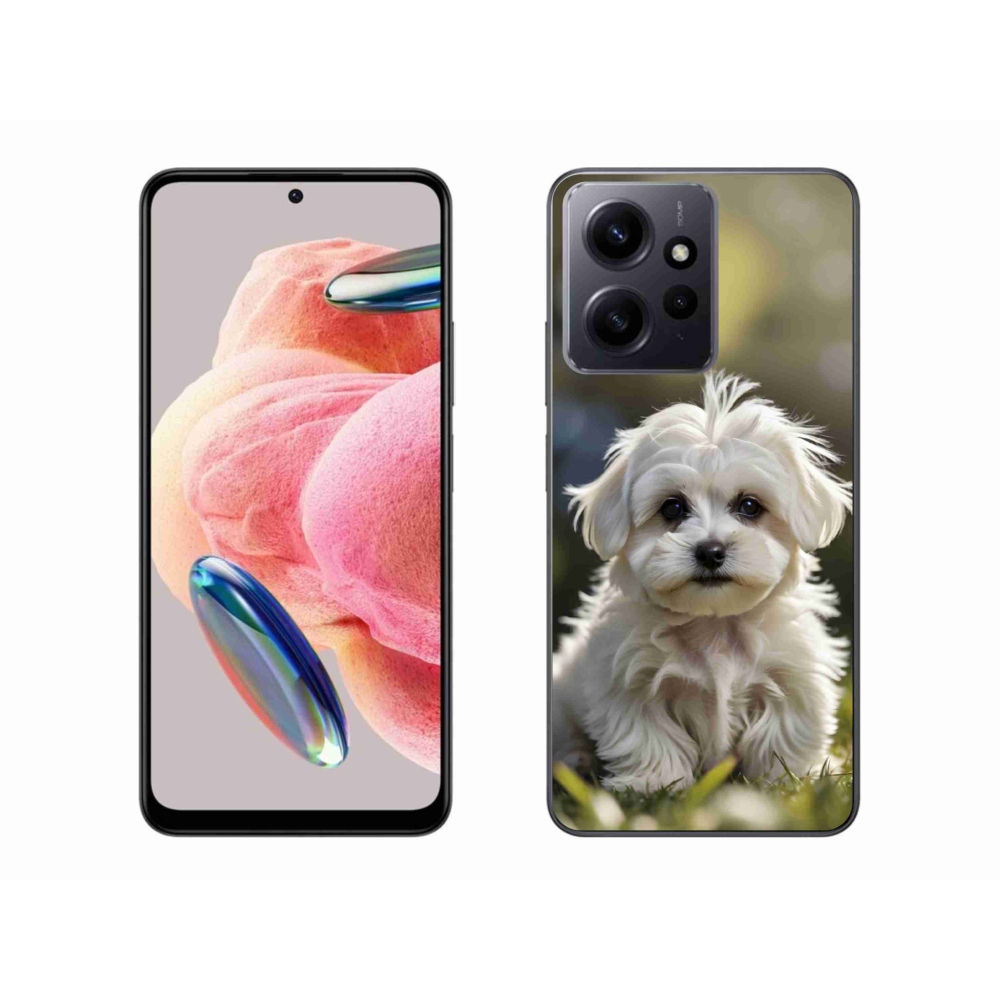 Gelový kryt mmCase na Xiaomi Redmi Note 12 - roztomilý maltézský psík