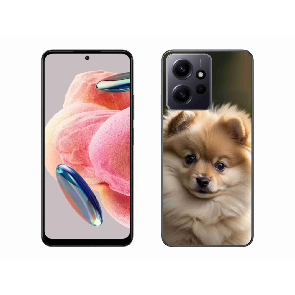 Gelový kryt mmCase na Xiaomi Redmi Note 12 - roztomilý pomeranian 2