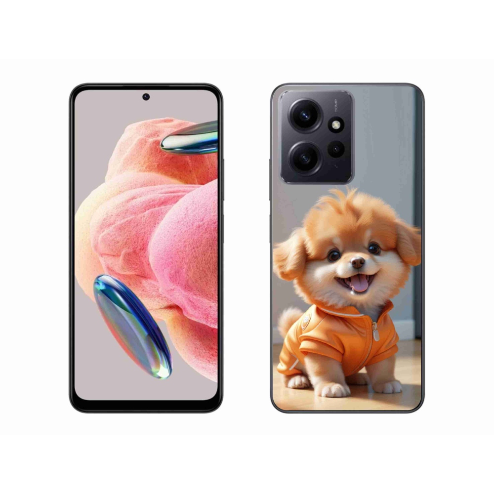 Gelový kryt mmCase na Xiaomi Redmi Note 12 - roztomilý pomeranian v mikině