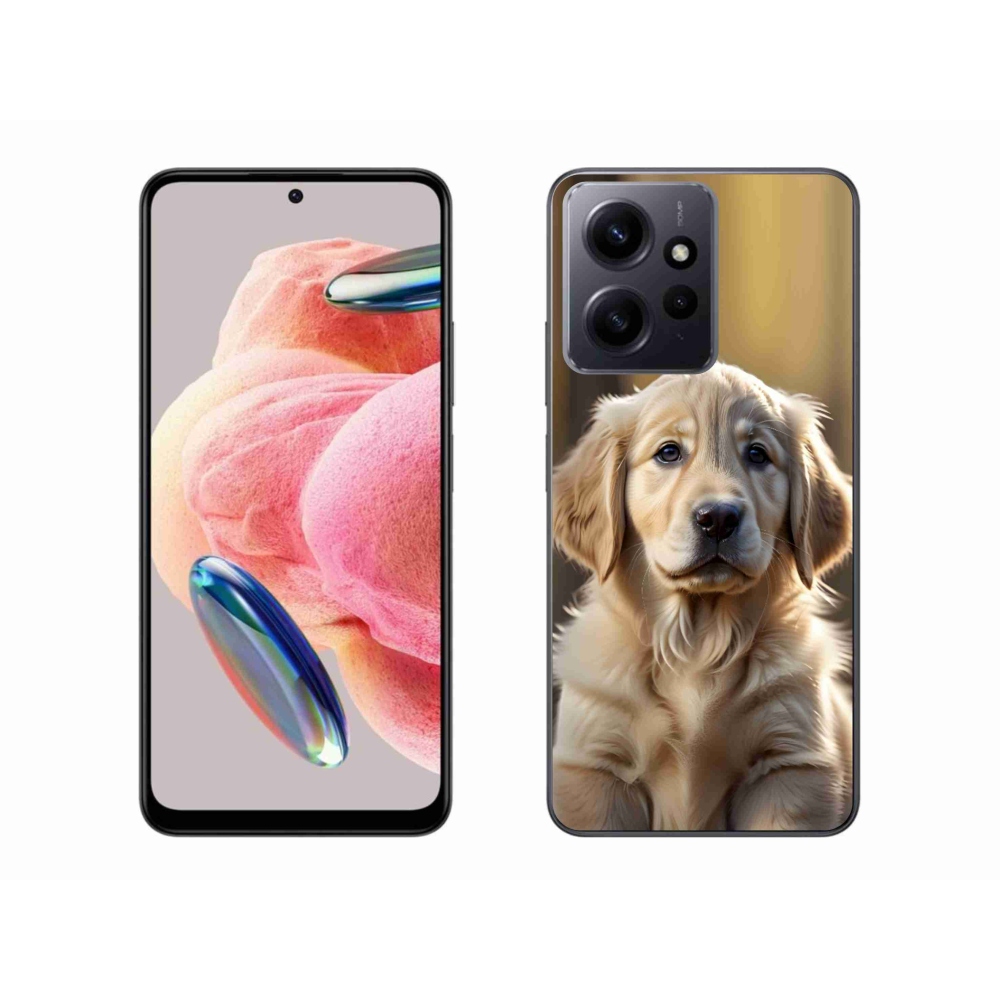 Gelový kryt mmCase na Xiaomi Redmi Note 12 - roztomilý zlatý retrívr