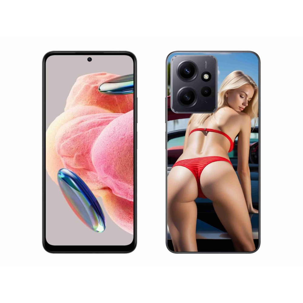 Gelový kryt mmCase na Xiaomi Redmi Note 12 - sexy žena 2