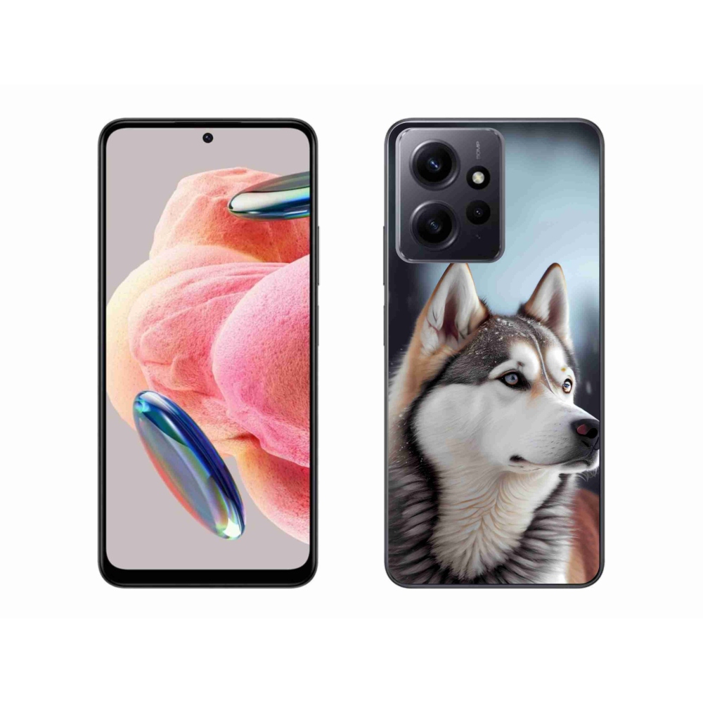 Gelový kryt mmCase na Xiaomi Redmi Note 12 - sibiřský husky