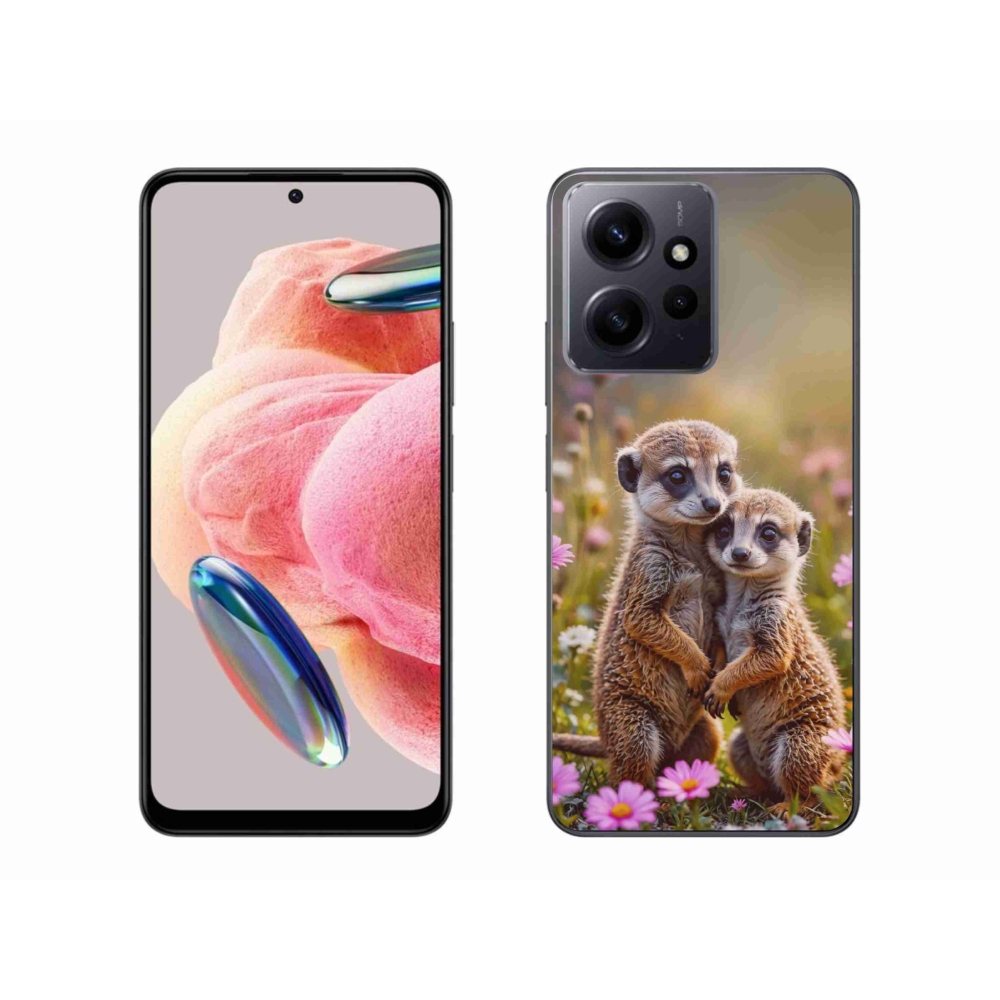 Gelový kryt mmCase na Xiaomi Redmi Note 12 - surikatí duo
