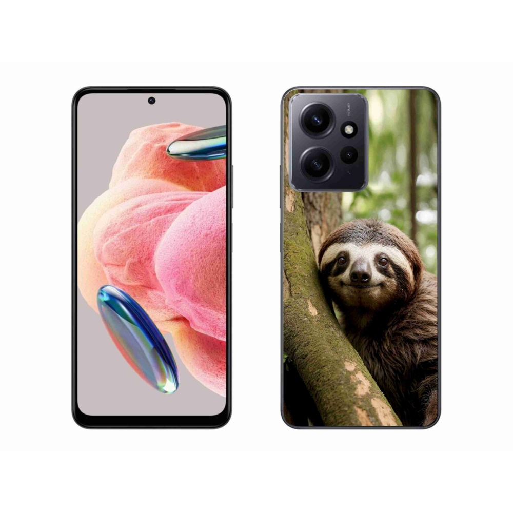 Gelový kryt mmCase na Xiaomi Redmi Note 12 - usměvavý lenochod