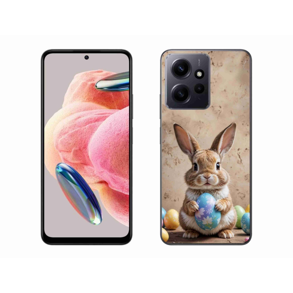 Gelový kryt mmCase na Xiaomi Redmi Note 12 - velikonoční králíček