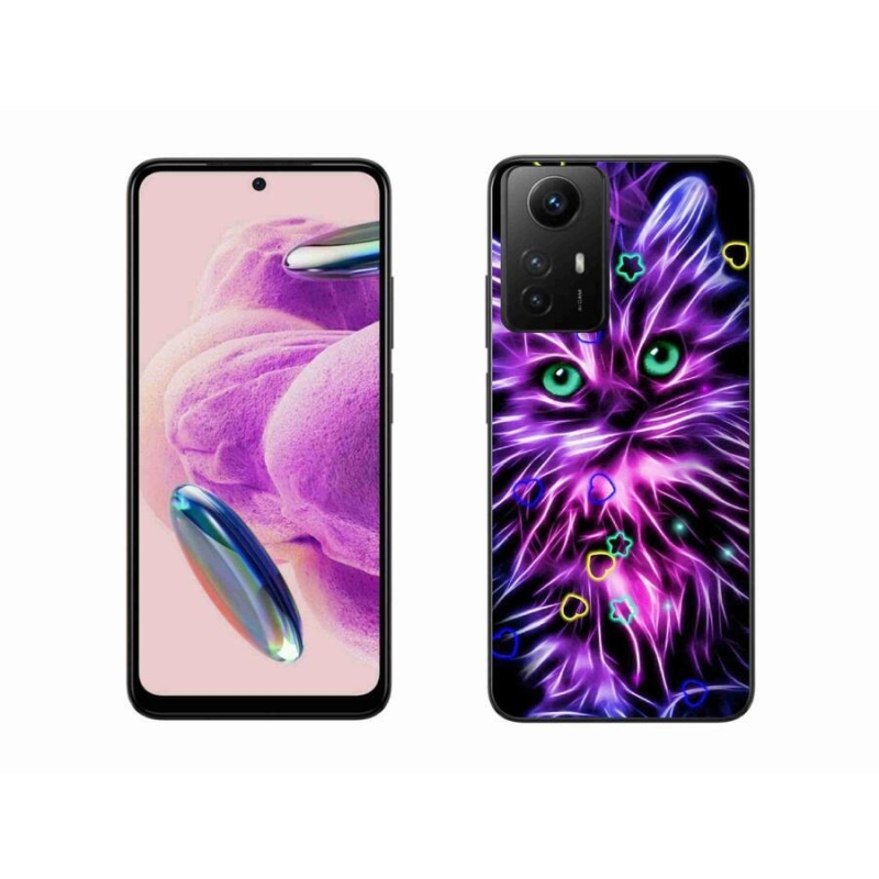 Gelový kryt mmCase na Xiaomi Redmi Note 12S - abstraktní kočka