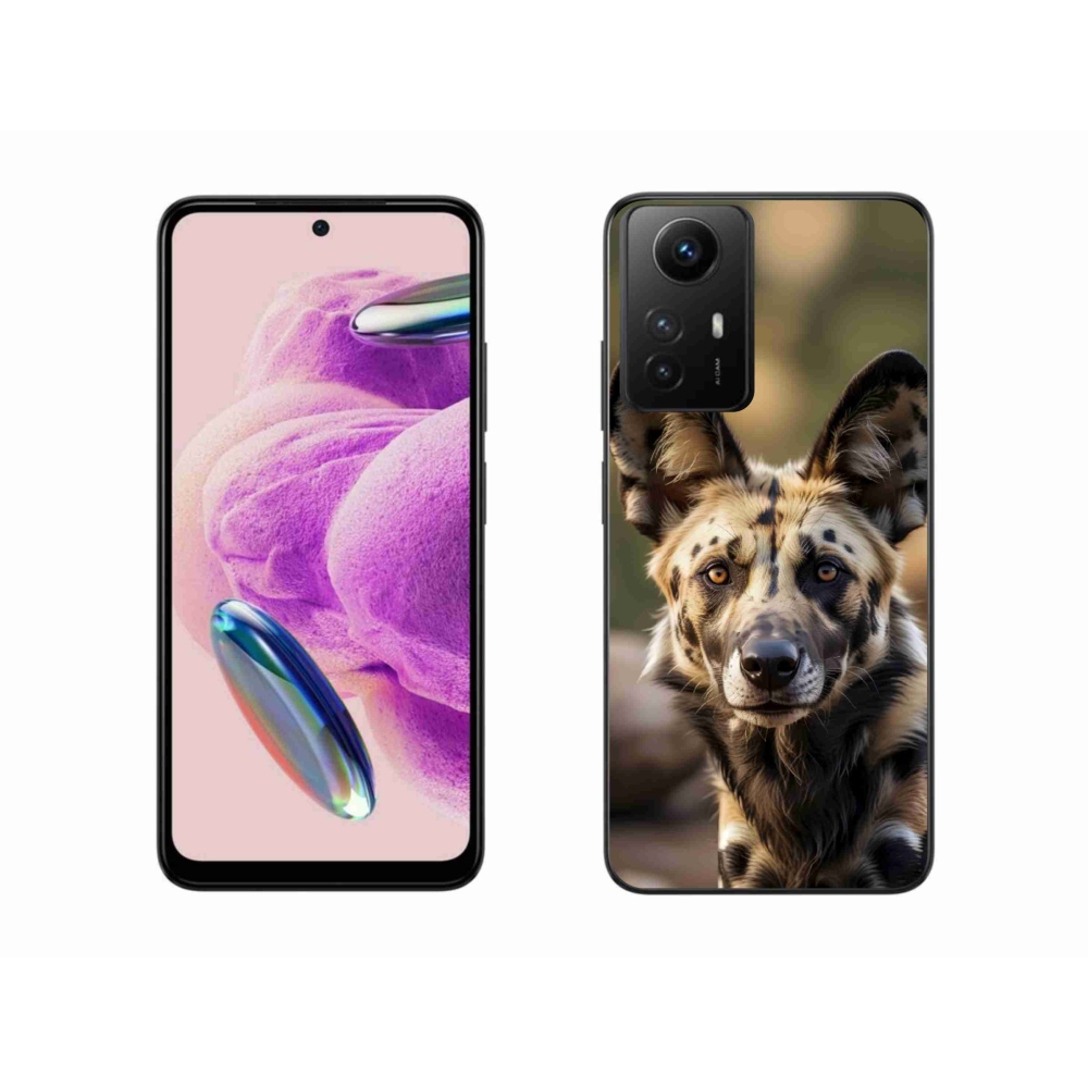 Gelový kryt mmCase na Xiaomi Redmi Note 12S - africký divoký pes