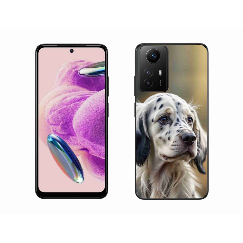 Gelový kryt mmCase na Xiaomi Redmi Note 12S - anglický setr