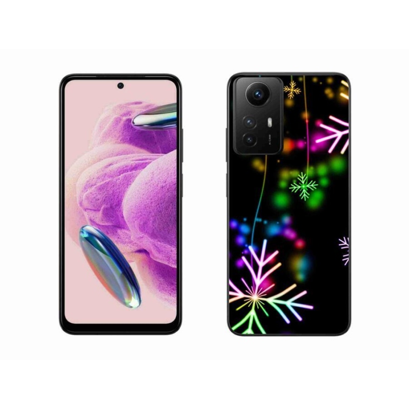Gelový kryt mmCase na Xiaomi Redmi Note 12S - barevné vločky