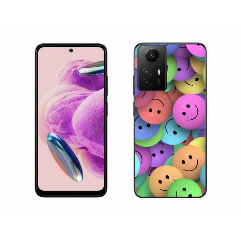 Gelový kryt mmCase na Xiaomi Redmi Note 12S - barevní smajlíci