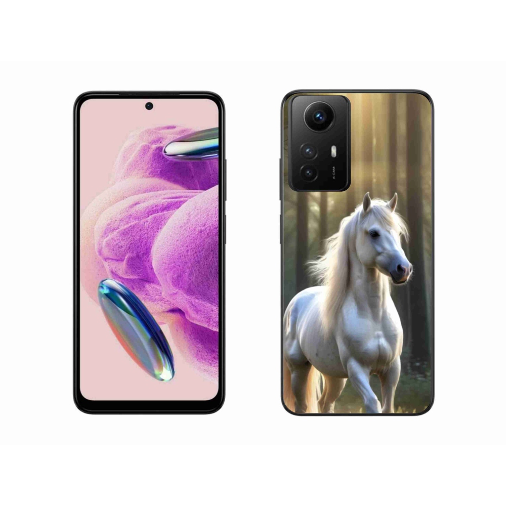 Gelový kryt mmCase na Xiaomi Redmi Note 12S - bílý kůň 3