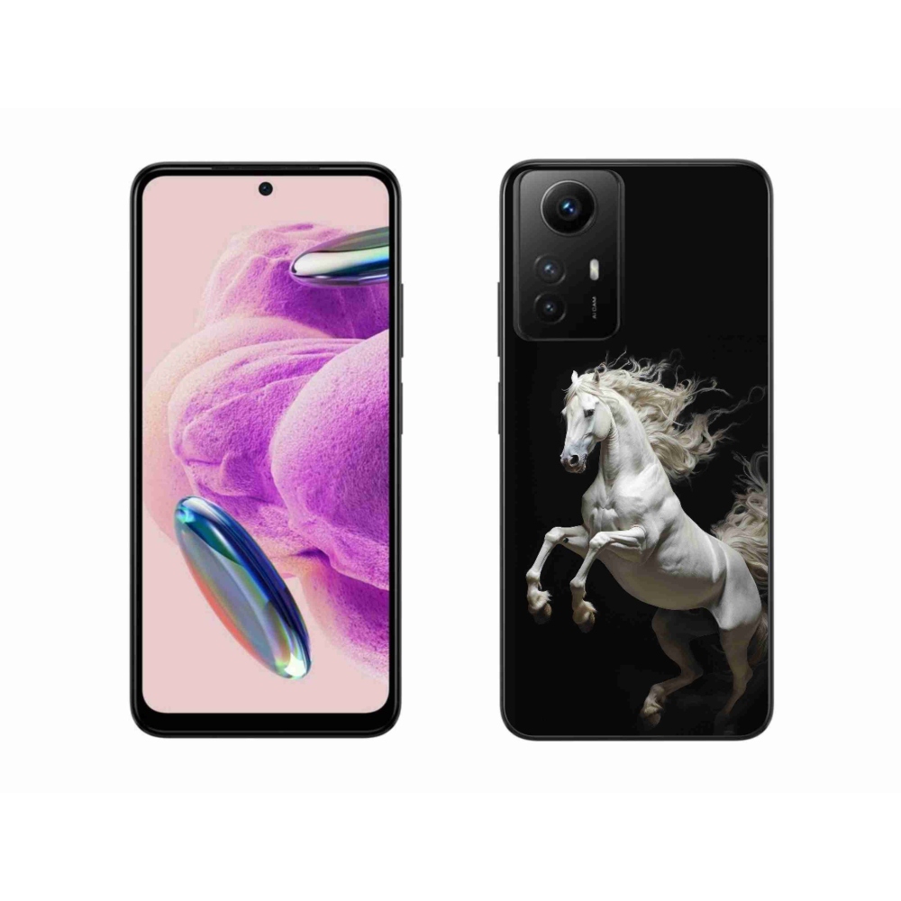Gelový kryt mmCase na Xiaomi Redmi Note 12S - bílý kůň 4