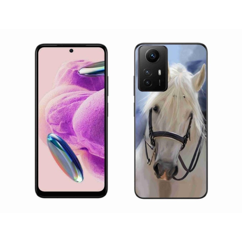 Gelový kryt mmCase na Xiaomi Redmi Note 12S - bílý kůň