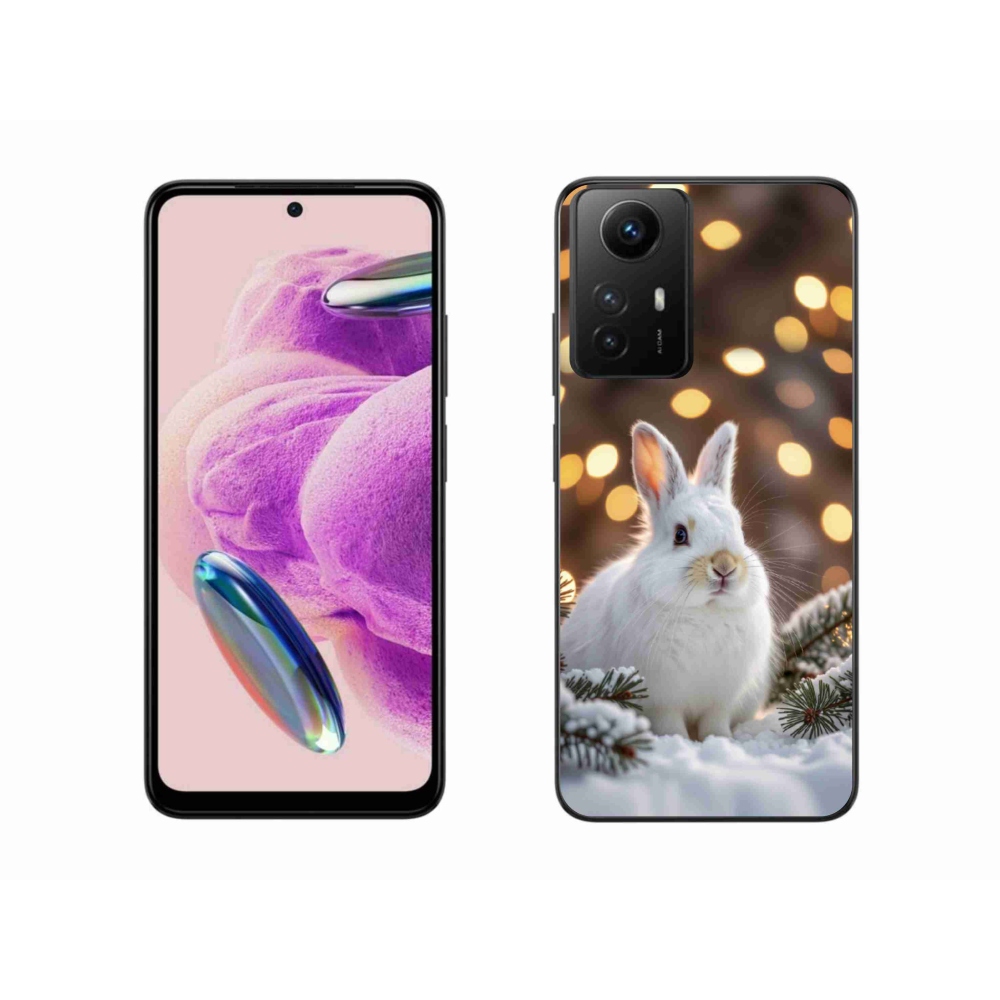 Gelový kryt mmCase na Xiaomi Redmi Note 12S - bílý zajíc