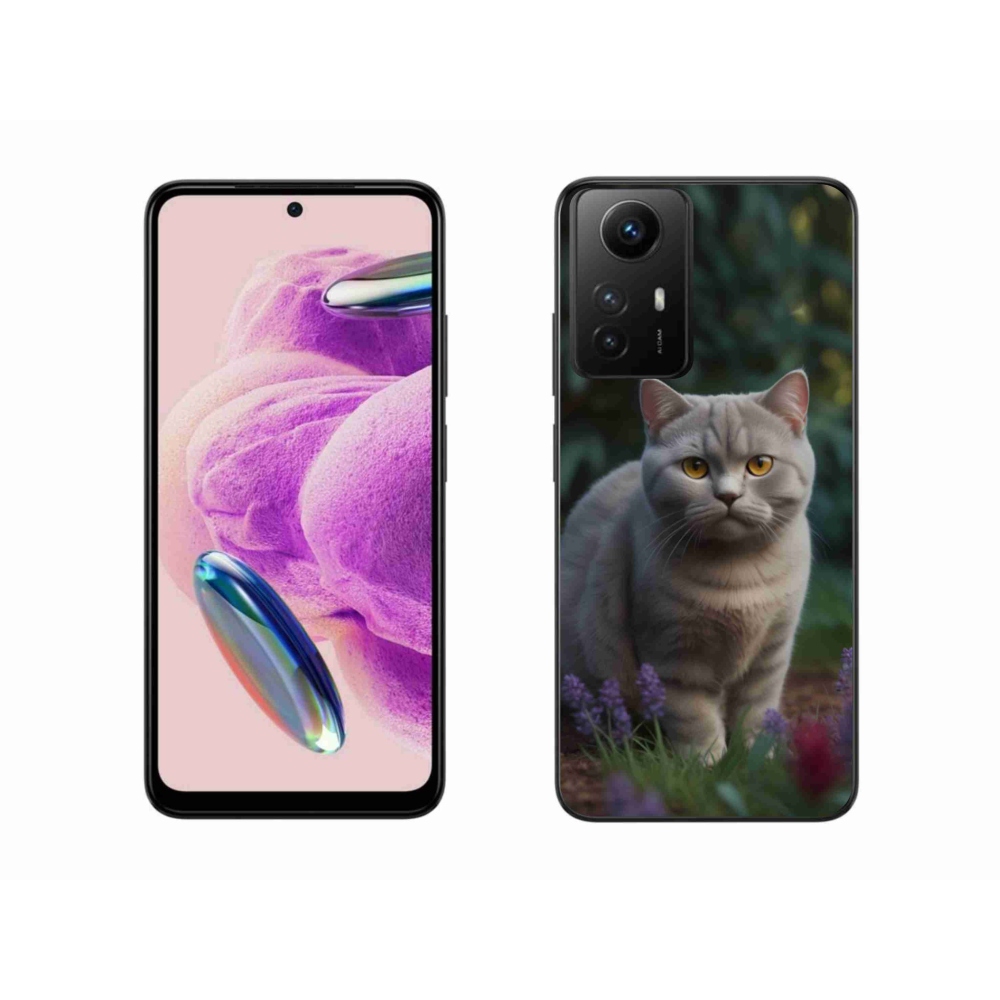 Gelový kryt mmCase na Xiaomi Redmi Note 12S - britská kočka