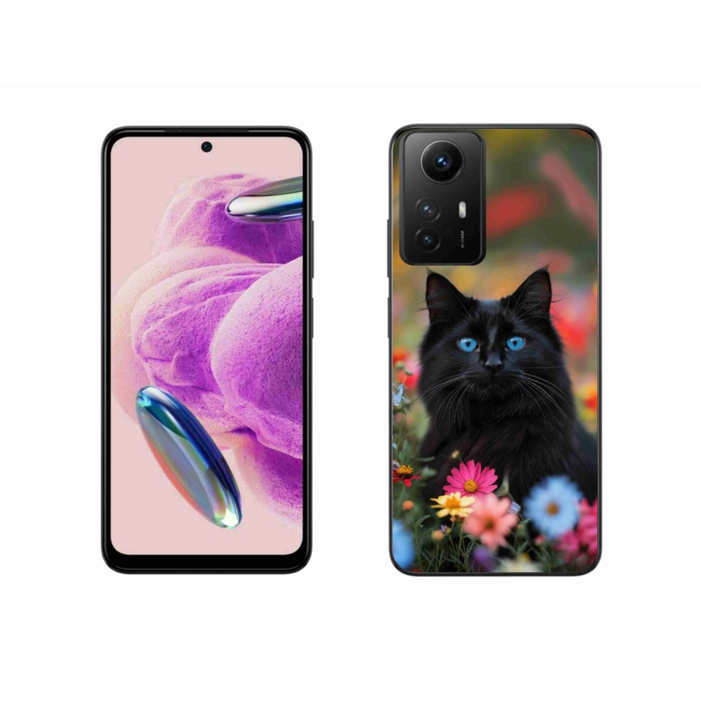 Gelový kryt mmCase na Xiaomi Redmi Note 12S - černé kotě 4