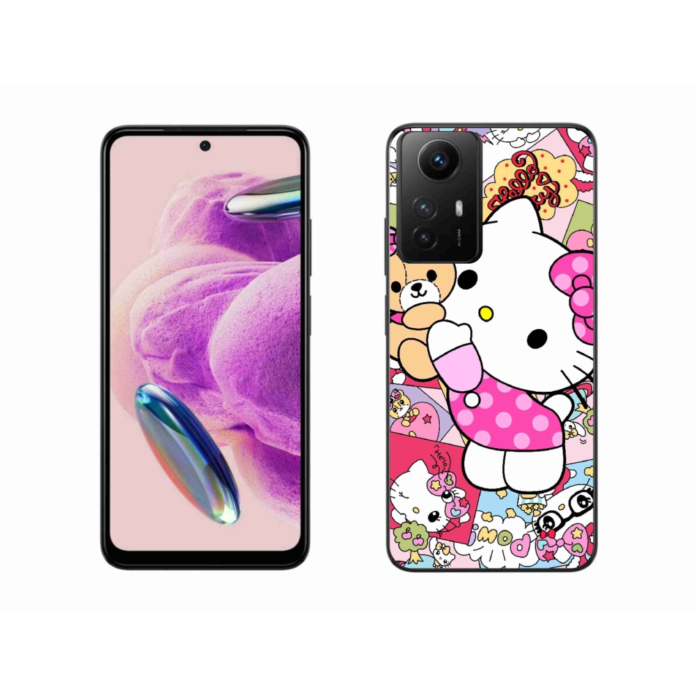 Gelový kryt mmCase na Xiaomi Redmi Note 12S - cute kitty