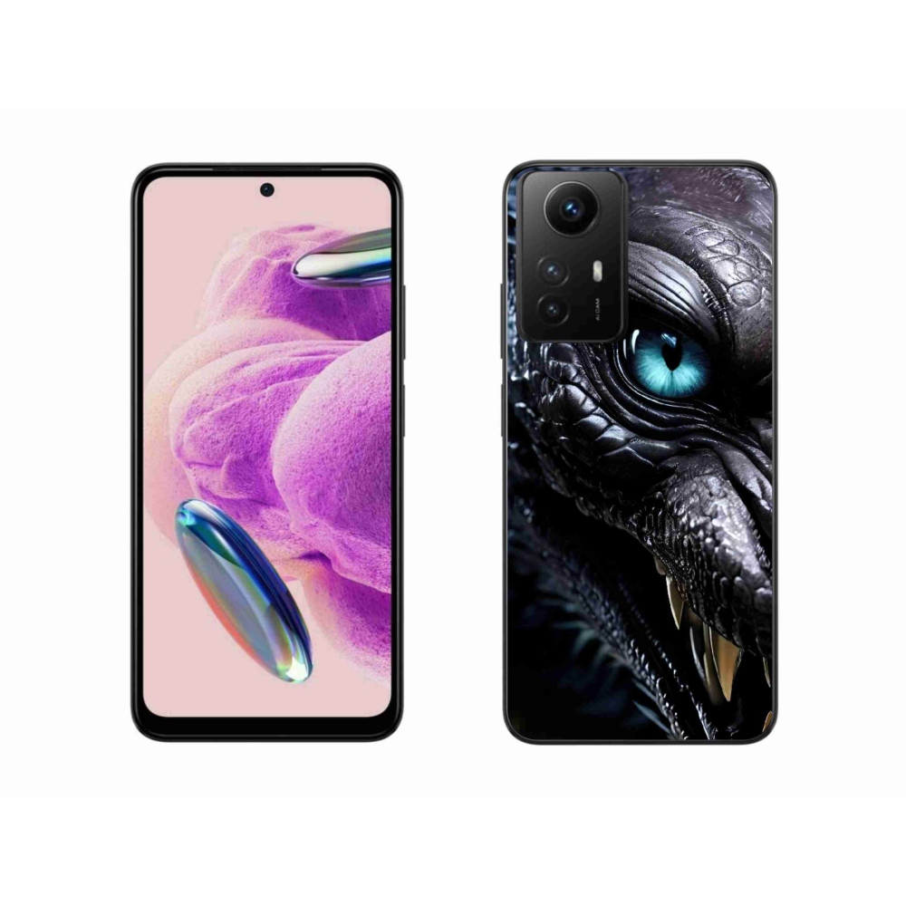 Gelový kryt mmCase na Xiaomi Redmi Note 12S - dračí pohled