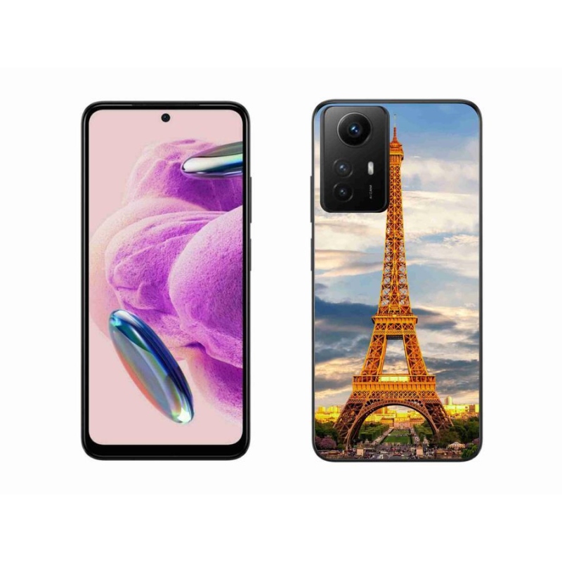 Gelový kryt mmCase na Xiaomi Redmi Note 12S - eiffelova věž 3
