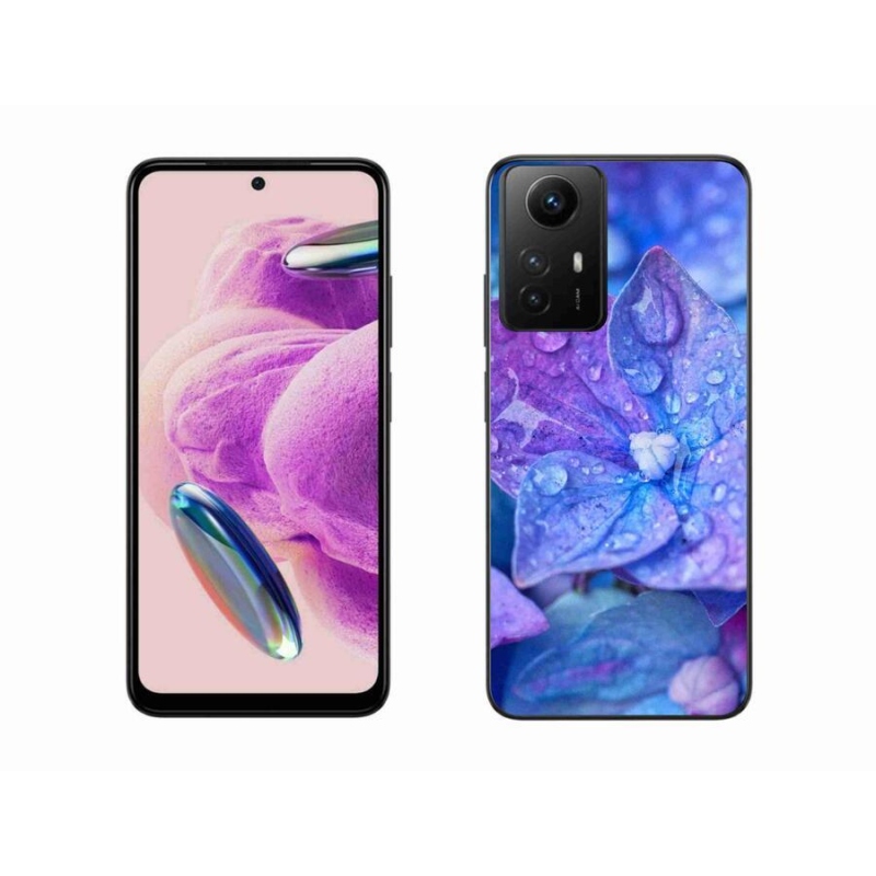 Gelový kryt mmCase na Xiaomi Redmi Note 12S - fialový květ