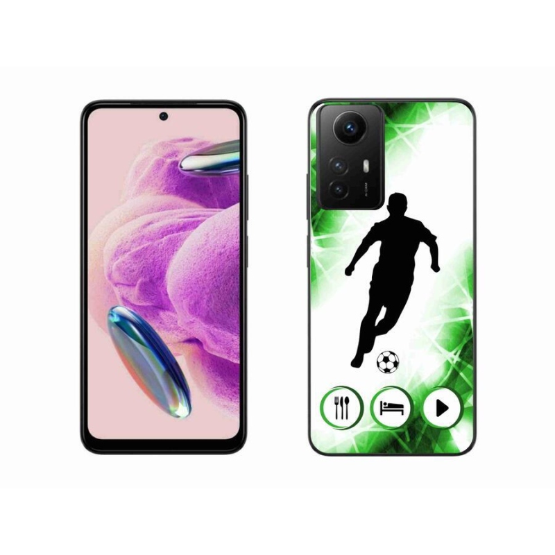 Gelový kryt mmCase na Xiaomi Redmi Note 12S - fotbalista