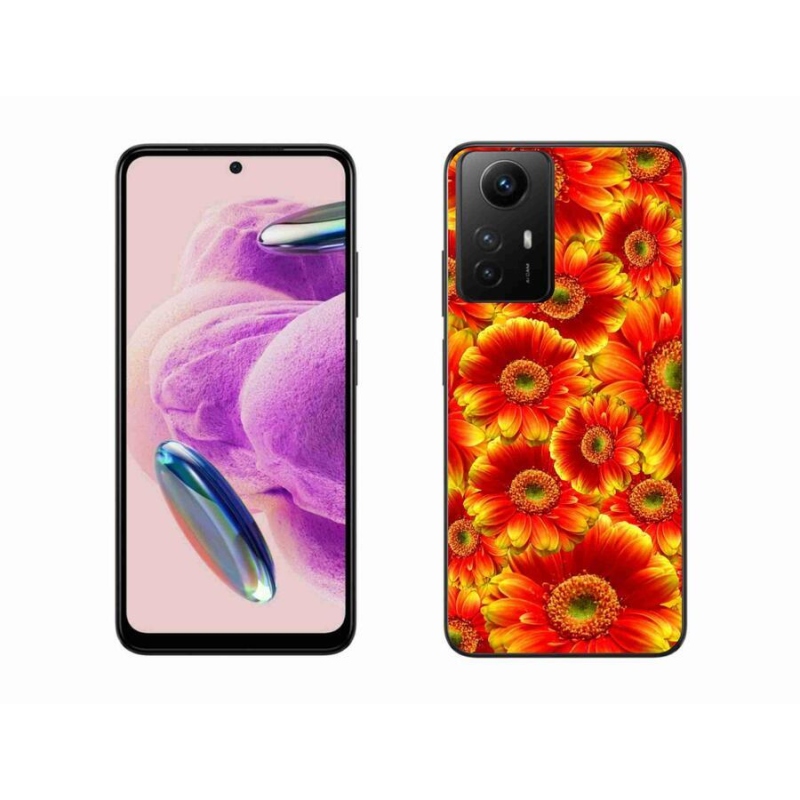 Gelový kryt mmCase na Xiaomi Redmi Note 12S - gerbera 1