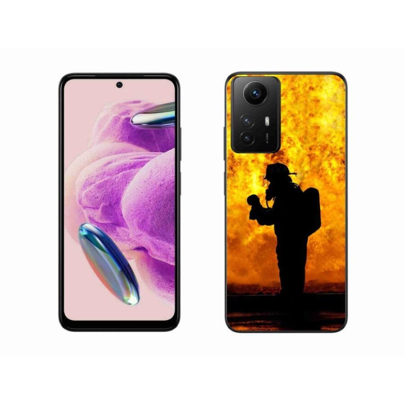 Gelový kryt mmCase na Xiaomi Redmi Note 12S - hasič