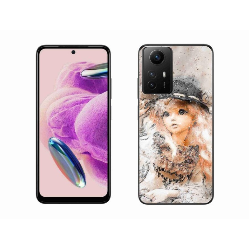 Gelový kryt mmCase na Xiaomi Redmi Note 12S - holčička s kloboukem