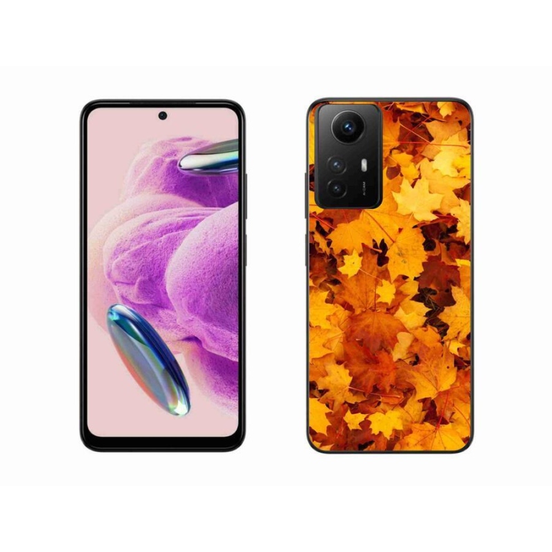 Gelový kryt mmCase na Xiaomi Redmi Note 12S - javorové listy