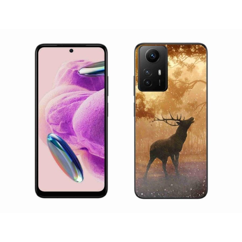 Gelový kryt mmCase na Xiaomi Redmi Note 12S - jelen v říji
