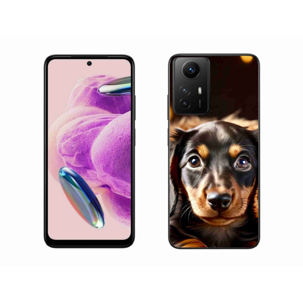 Gelový kryt mmCase na Xiaomi Redmi Note 12S - jezevčík