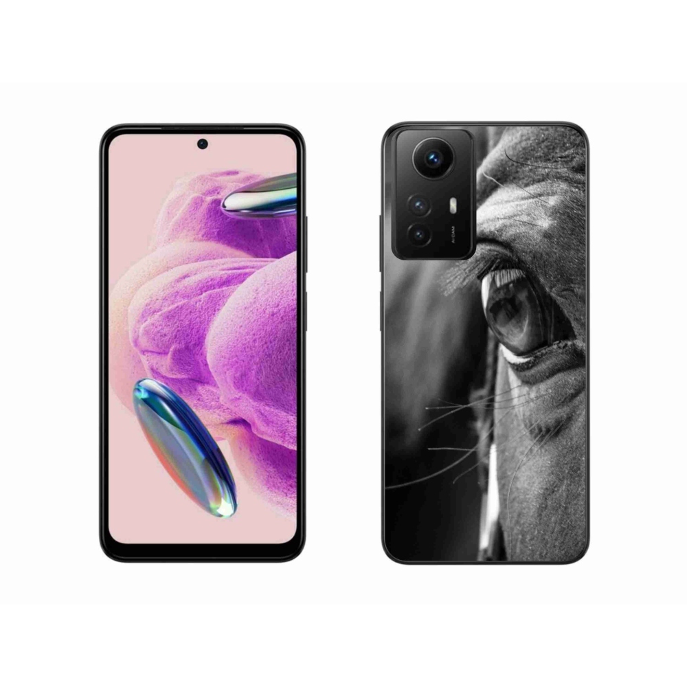 Gelový kryt mmCase na Xiaomi Redmi Note 12S - koňský pohled